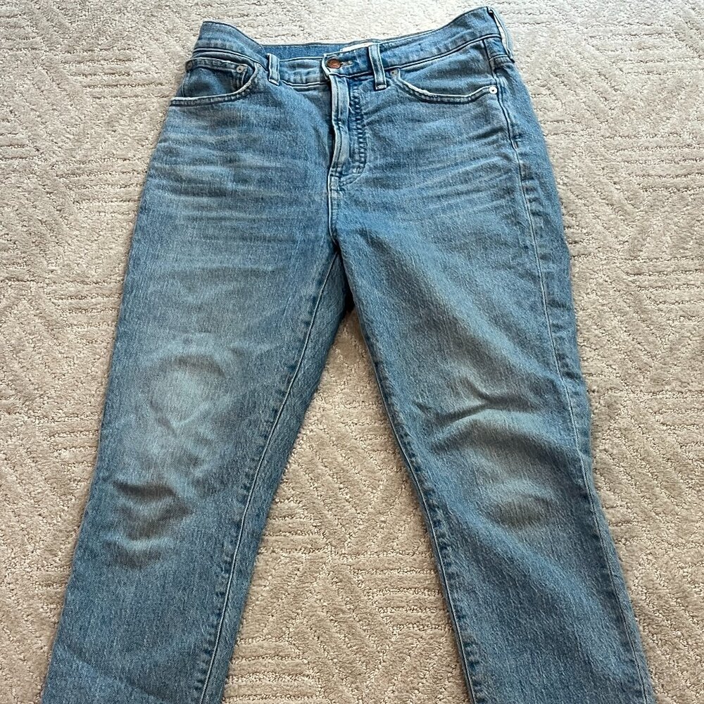 Madewell Perfect Vintage Jeans, Light Wash, Size 27